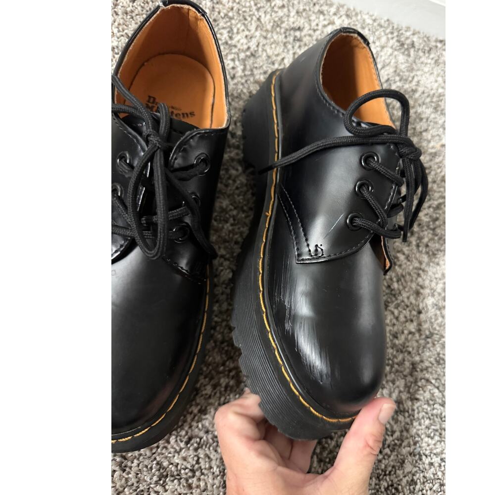 Dr. Martens 1461 Quad Retro Platform shoes women's size 7.5 - Picture 6 of 9